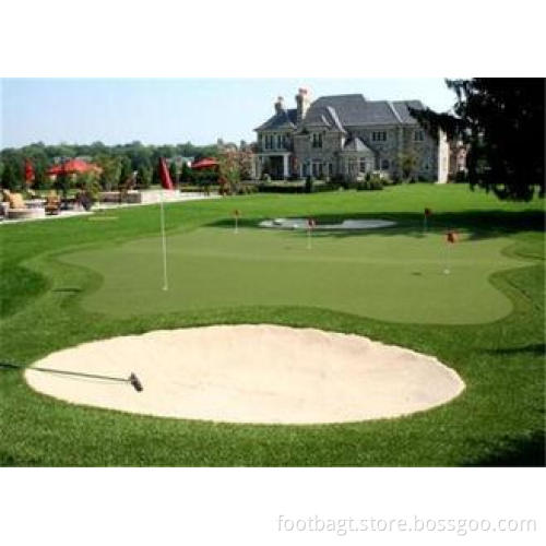 PE Monofliment yarn Golf Artificial Grass , 4500Dtex 15mm O